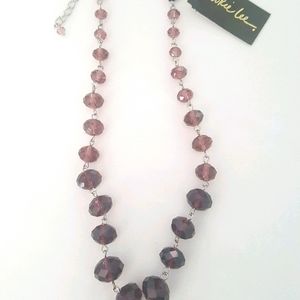 New Cookie Lee Crystal Short Necklace